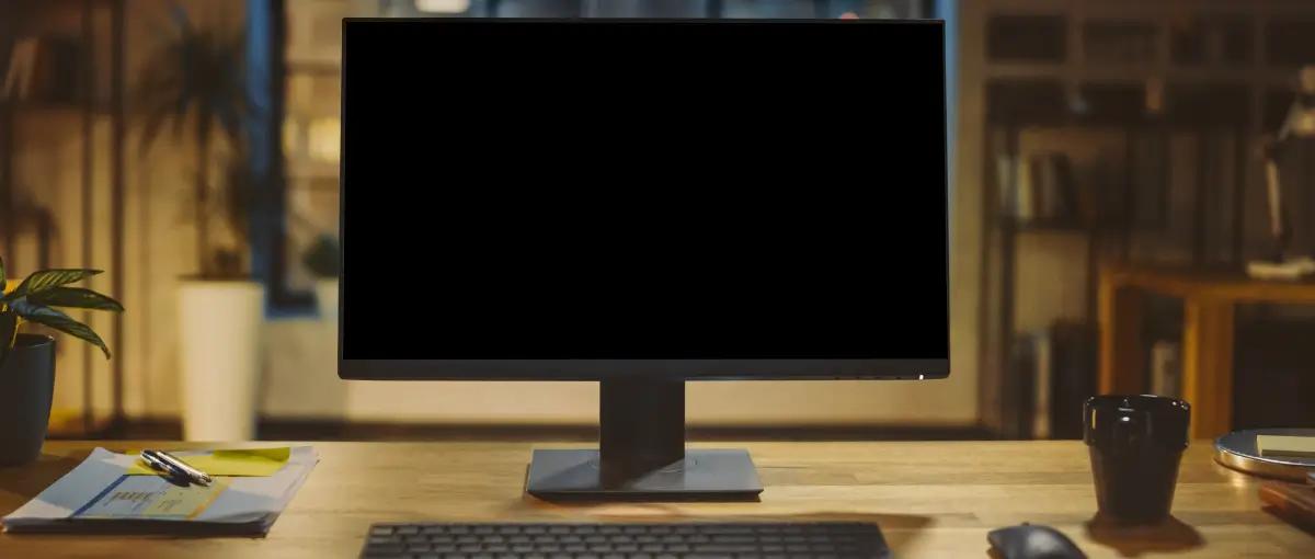 computer black screen after boot no display