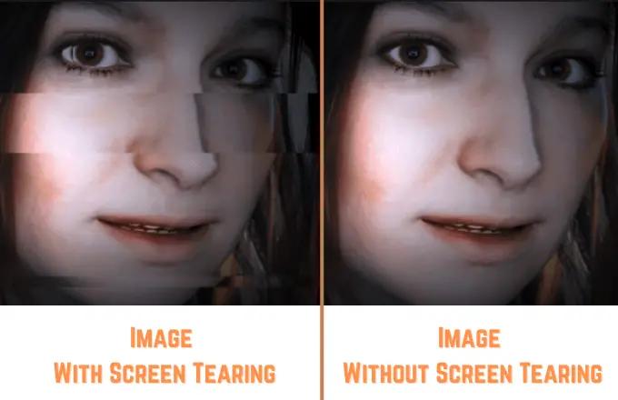 screen tearing vs smooth display comparison