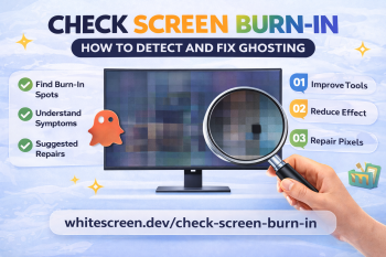 How to Check Screen Burn-In – Detect Ghosting and Image Retention