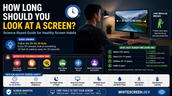 How Long Should You Look at a Screen – Healthy Screen Time Guide
