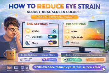 How to Reduce Eye Strain from Screen – Simple Fixes That Work