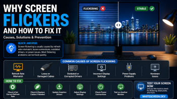 Why Your Screen Flickers – Causes, Fixes, and How to Stop It